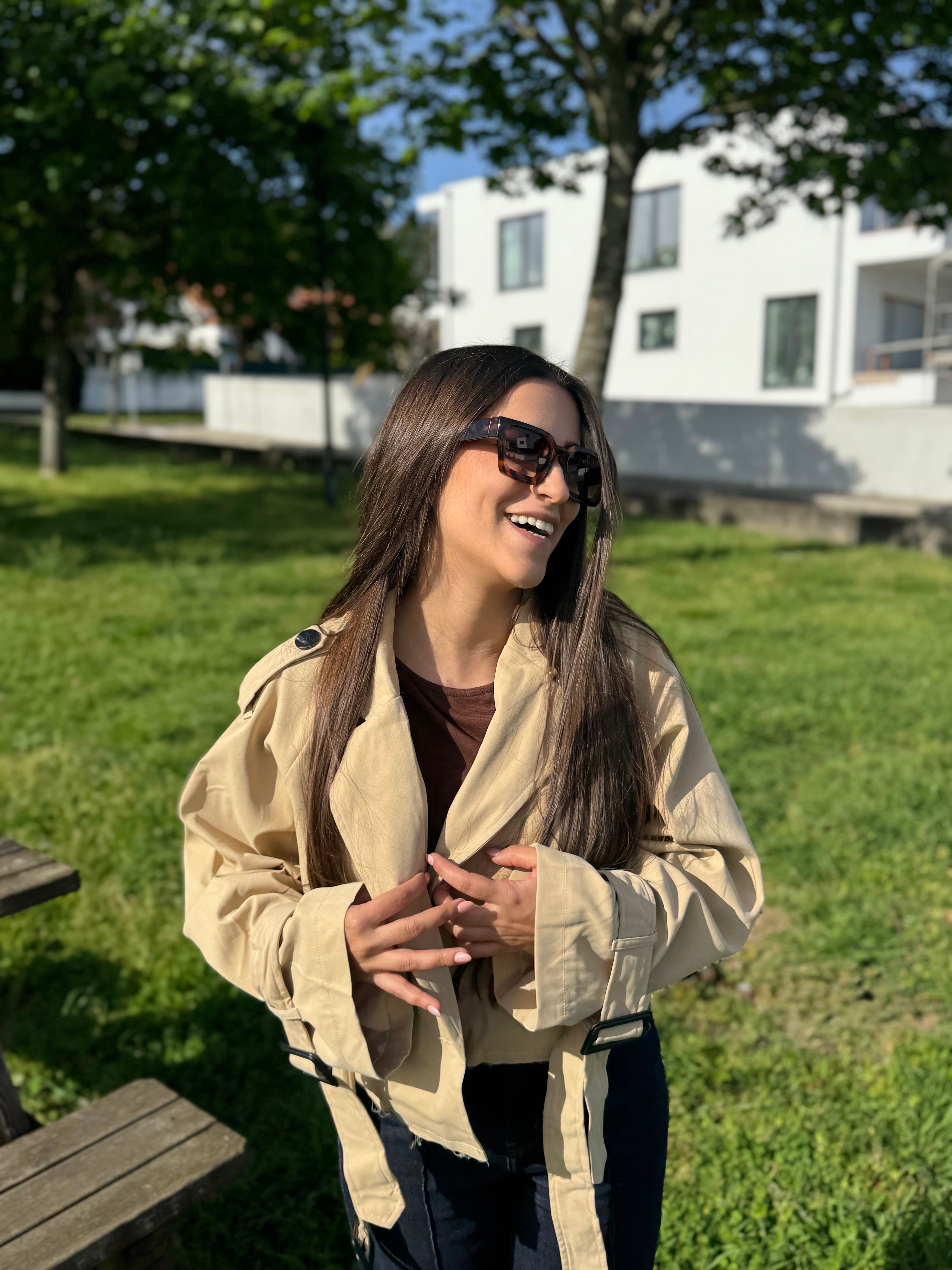 GABARDINA/TRENCH CURTA
