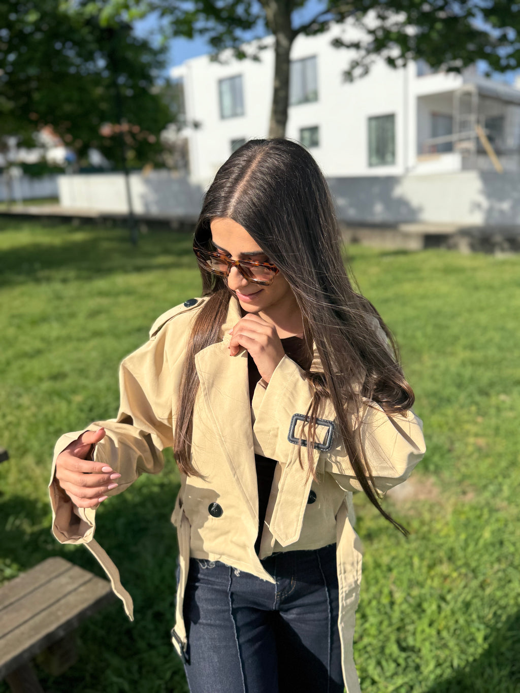 GABARDINA/TRENCH CURTA