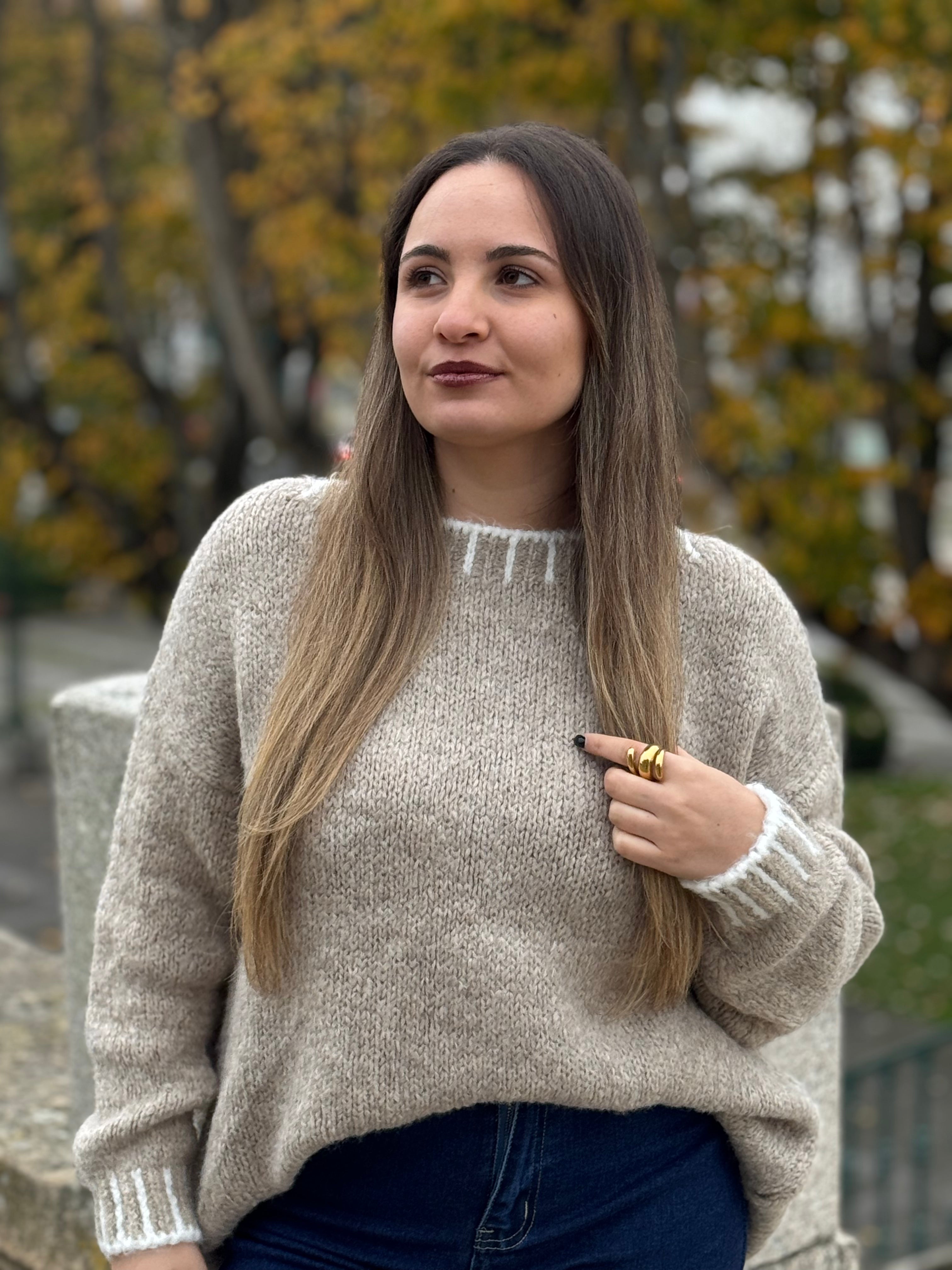 CAMISOLA DE MALHA LARGA