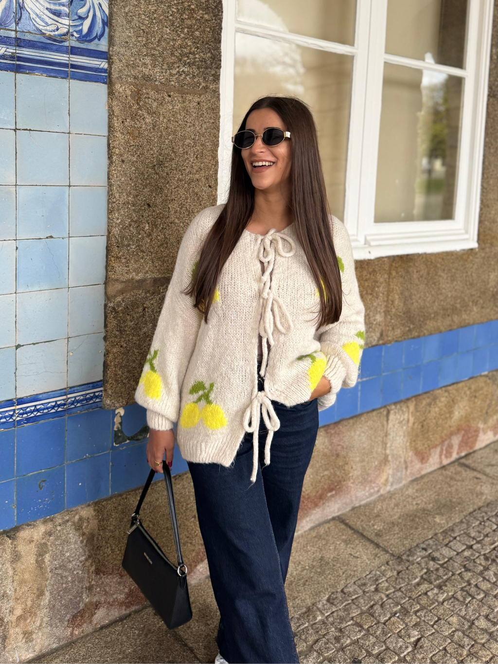 CASACO DE MALHA LIMÕES