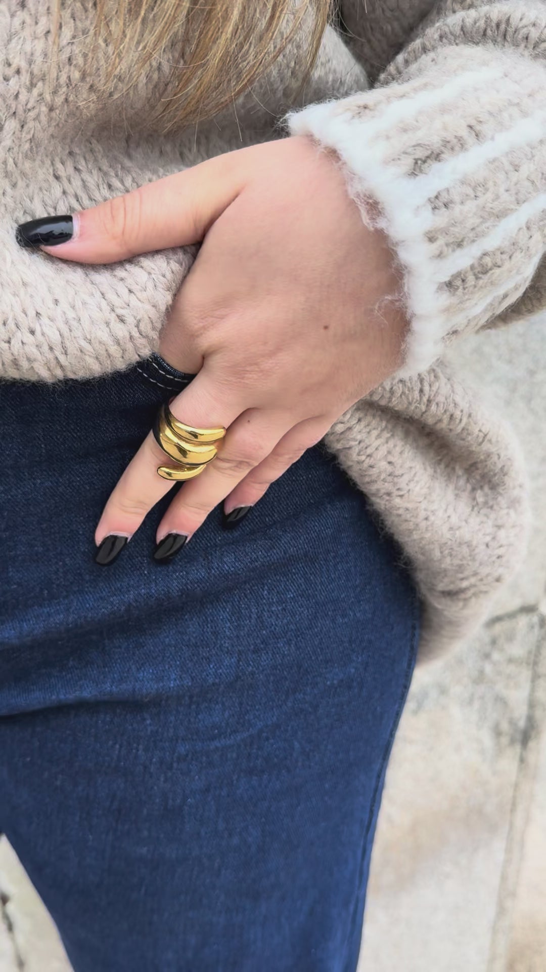 CAMISOLA DE MALHA LARGA